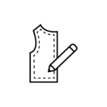 Professional garment pattern making service icon